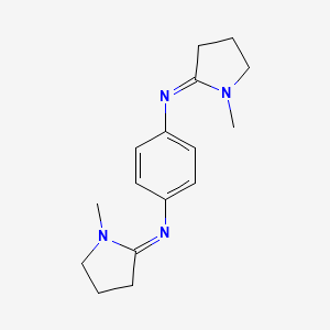 N,N'-Bis(1-methyl-2-pyrrolidinylidene)-1,4-benzenediamine