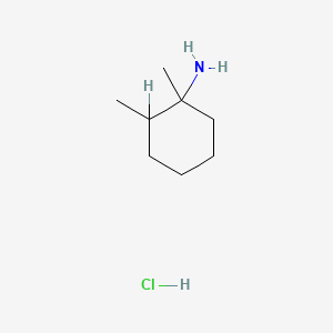 molecular formula C8H18ClN B12720599 1,2-Dimethylcyclohexylamine hydrochloride CAS No. 90226-24-7