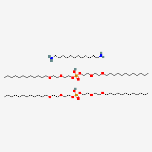 molecular formula C76H162N2O16P2 B12720661 Einecs 302-411-3 CAS No. 94108-72-2