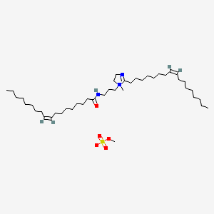 (Z,Z)-2-(8-Heptadecenyl)-4,5-dihydro-1-methyl-1-(3-((1-oxo-9-octadecenyl)amino)propyl)-1-H-imidazolium methyl sulphate