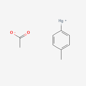 molecular formula C9H10HgO2 B12720809 p-Tolylmercuric acetate CAS No. 2440-35-9