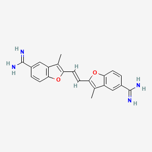 2,2'-(1,2-Ethenediyl)bis(3-methyl-5-benzofurancarboximidamide)