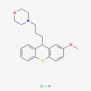 4-(3-(2-Methoxythioxanthen-9-yl)propyl)morpholine hydrochloride