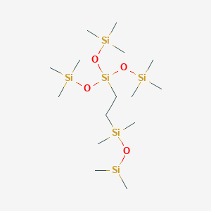 1,1,5,5,5-Hexamethyl-3-[2-(1,1,3,3-tetramethyldisiloxanyl)ethyl]-3-[(trimethylsilyl)oxy]trisiloxane