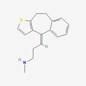 1-Propanamine, 3-(9,10-dihydro-4H-benzo(4,5)cyclohepta(1,2-b)thien-4-ylidene)-N-methyl-, (Z)-