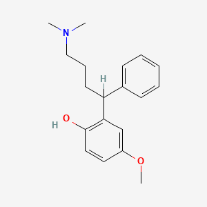 2-(4-(Dimethylamino)-1-phenylbutyl)-4-methoxyphenol