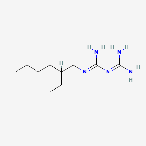 molecular formula C10H23N5 B12721204 1-(2-Ethylhexyl)biguanide CAS No. 94981-69-8