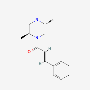 N-Methyl-trans-2,5-dimethyl-N'-cinnamoylpiperazine