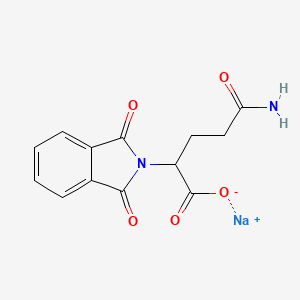 Sodium 2-phthalimido-glutaramic acid