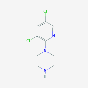 molecular formula C9H11Cl2N3 B1272148 1-(3,5-二氯吡啶-2-基)哌嗪 CAS No. 87394-60-3