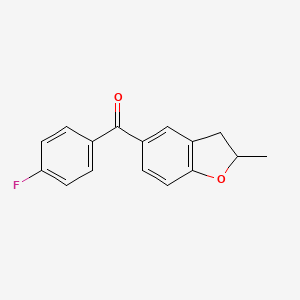 (2,3-Dihydro-2-methyl-5-benzofuranyl)(4-fluorophenyl)methanone