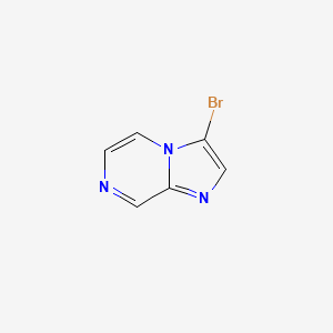 molecular formula C6H4BrN3 B1272155 3-溴咪唑并[1,2-a]吡嗪 CAS No. 57948-41-1