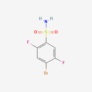 molecular formula C6H4BrF2NO2S B1272165 4-溴-2,5-二氟苯磺酰胺 CAS No. 214209-98-0