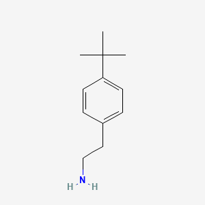 molecular formula C12H19N B1272192 2-(4-tert-Butylphenyl)ethylamine CAS No. 91552-82-8