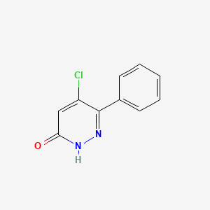 molecular formula C10H7ClN2O B1272196 5-Chloro-6-phenylpyridazin-3-ol CAS No. 51660-08-3