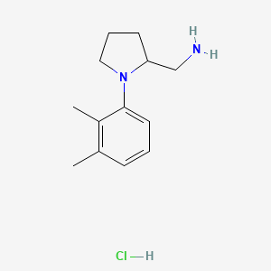 (+-)-1-(2,3-Dimethylphenyl)-2-pyrrolidinemethanamine monohydrochloride