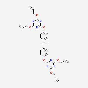 2,2'-(Isopropylidenebis(p-phenyleneoxy))bis(4,6-bis(allyloxy)-1,3,5-triazine)