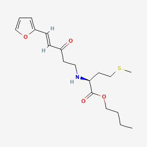 N-((4E)-5-(2-Furanyl)-3-oxo-4-pentenyl)-L-methionine butyl ester