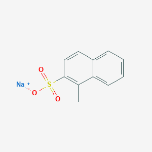 molecular formula C11H9NaO3S B12722065 Sodium 1-methyl-2-naphthalenesulfonate CAS No. 5158-43-0