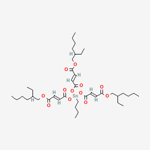 2-Ethylhexyl 6-butyl-14-ethyl-6-((4-((2-ethylhexyl)oxy)-1,4-dioxobut-2-enyl)oxy)-4,8,11-trioxo-5,7,12-trioxa-6-stannaoctadeca-2,9-dienoate