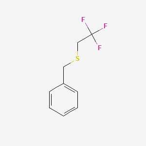 molecular formula C9H9F3S B1272221 苄基2,2,2-三氟乙基硫醚 CAS No. 77745-03-0
