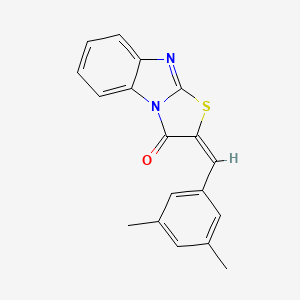 2-((3,5-Dimethylphenyl)methylene)thiazolo(3,2-a)benzimidazol-3(2H)-one