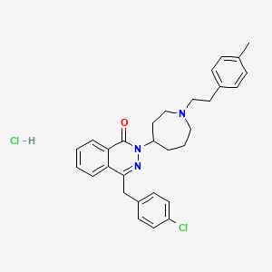 1(2H)-Phthalazinone, 4-((4-chlorophenyl)methyl)-2-(hexahydro-1-(2-(4-methylphenyl)ethyl)-1H-azepin-4-yl)-, monohydrochloride