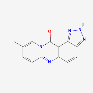 Pyrido(2,1-b)-1,2,3-triazolo(4,5-f)quinazolin-12(1H)-one, 9-methyl-