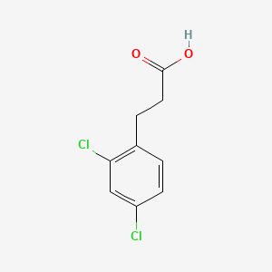 B1272238 3-(2,4-Dichlorophenyl)propanoic acid CAS No. 55144-92-8