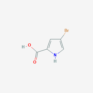 molecular formula C5H4BrNO2 B1272240 4-溴-1H-吡咯-2-羧酸 CAS No. 27746-02-7