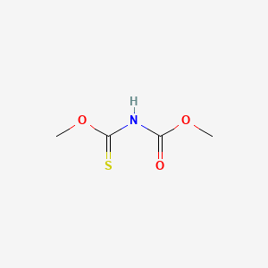 Thioimidodicarbonic acid ((HO)C(O)NHC(S)(OH)), dimethyl ester