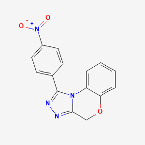 1-(4-Nitrophenyl)-4H-(1,2,4)triazolo(3,4-c)(1,4)benzoxazine