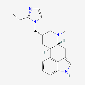 8-((2-Ethyl-1H-imidazol-1-yl)methyl)-6-methylergoline (8-alpha)-