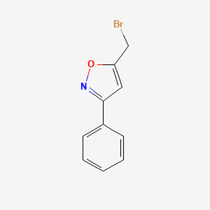 molecular formula C10H8BrNO B1272251 5-(溴甲基)-3-苯基异噁唑 CAS No. 2039-50-1