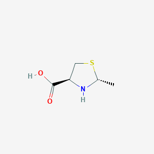 2-Methyl-4-thiazolidinecarboxylic acid, (2R-trans)-