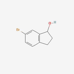 B1272272 6-bromo-2,3-dihydro-1H-inden-1-ol CAS No. 75476-86-7