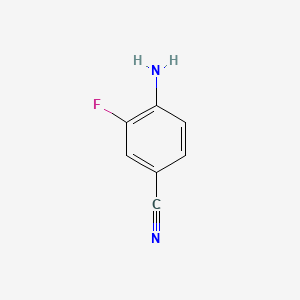 B1272301 4-Amino-3-fluorobenzonitrile CAS No. 63069-50-1