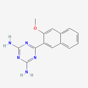 2,4-Diamino-6-(2-methoxy-3-naphthyl)-s-triazine