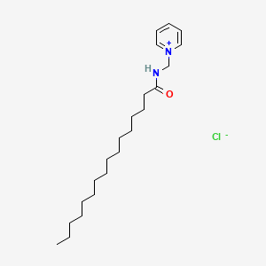 Pyridinium, 1-(((1-oxohexadecyl)amino)methyl)-, chloride