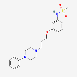 Methanesulfonamide, N-(3-(3-(4-phenyl-1-piperazinyl)propoxy)phenyl)-