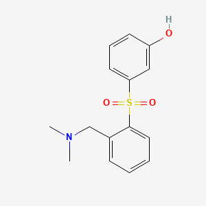 Phenol, 3-((2-((dimethylamino)methyl)phenyl)sulfonyl)-