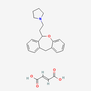 (+-)-1-(2-(6,11-Dihydrodibenz(b,e)oxepin-6-yl)ethyl)pyrrolidine