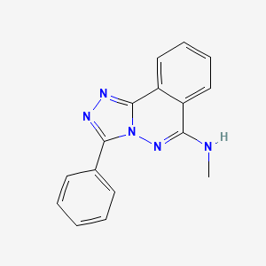 1,2,4-Triazolo(3,4-a)phthalazin-6-amine, N-methyl-3-phenyl-