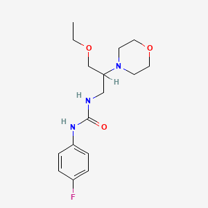 N-(3-Ethoxy-2-(4-morpholinyl)propyl)-N'-(4-fluorophenyl)urea