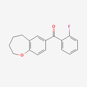 Methanone, (2-fluorophenyl)(2,3,4,5-tetrahydro-1-benzoxepin-7-yl)-