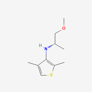 3-Thiophenamine, N-((1S)-2-methoxy-1-methylethyl)-2,4-dimethyl-