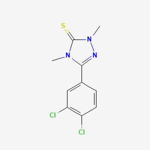 3H-1,2,4-Triazole-3-thione, 2,4-dihydro-5-(3,4-dichlorophenyl)-2,4-dimethyl-