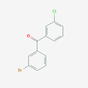 B1272326 3-Bromo-3'-chlorobenzophenone CAS No. 75762-59-3