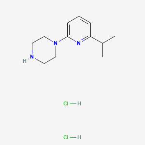 Piperazine, 1-(6-(1-methylethyl)-2-pyridinyl)-, dihydrochloride