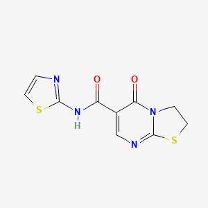 2,3-Dihydro-5-oxo-N-2-thiazolyl-5H-thiazolo(3,2-a)pyrimidine-6-carboxamide